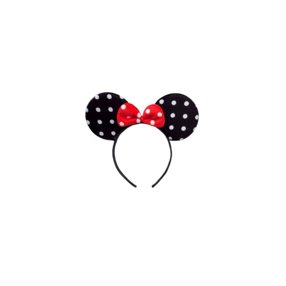 72 Wholesale Minnie Mouse Bow With Poka Dot