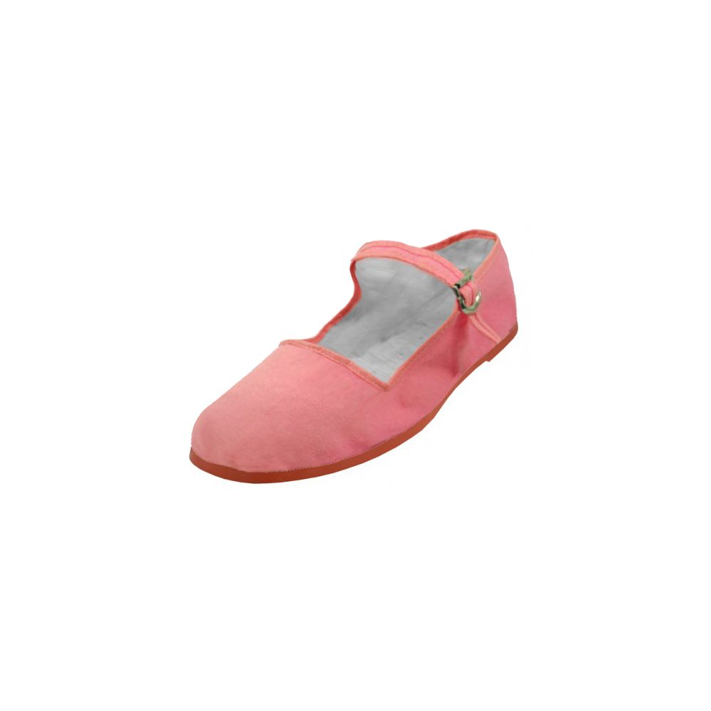 36 Wholesale Girl's Classic Cotton Mary Jane Shoes Pink Color Only