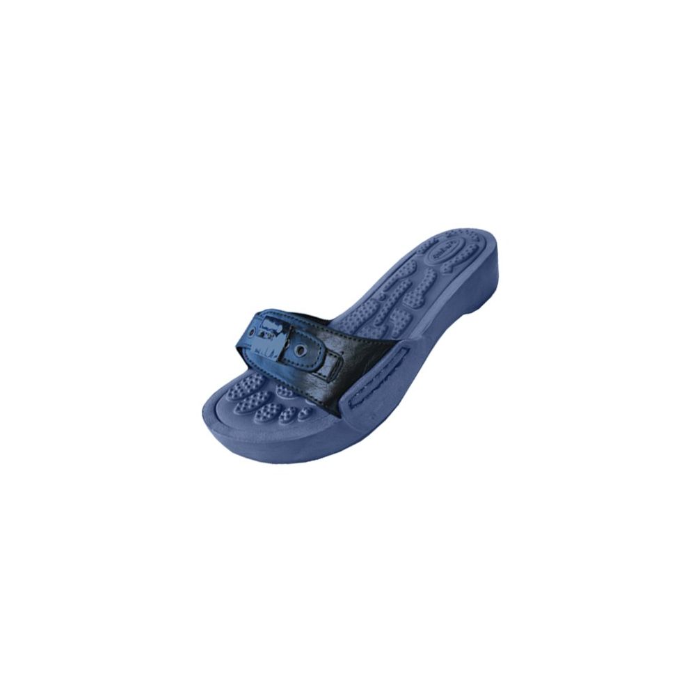 18 Wholesale Women's Buckle Sandals( Navy Color Only)