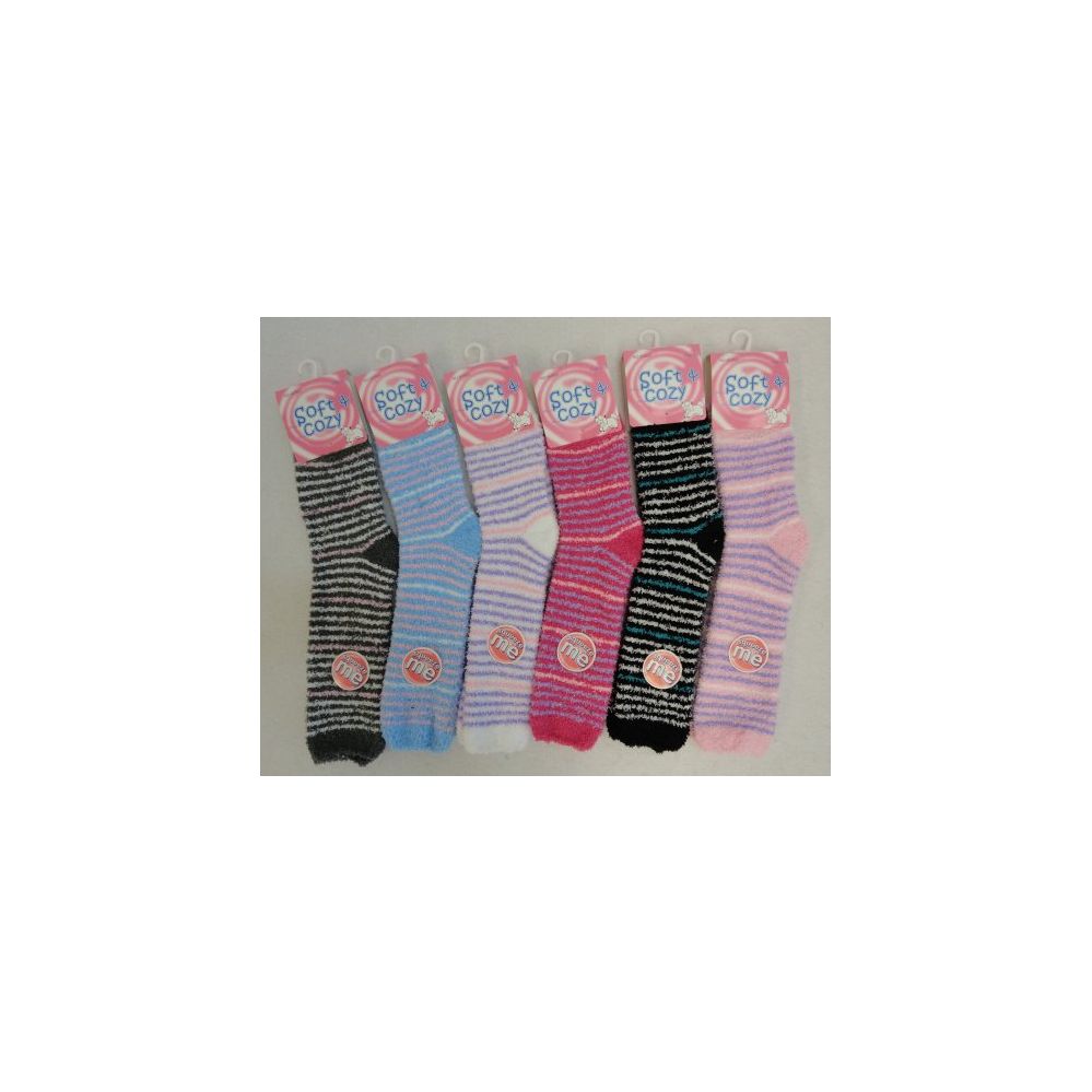 60 Pairs of Womens Super Soft And Warm Fuzzy Socks And Boot Socks