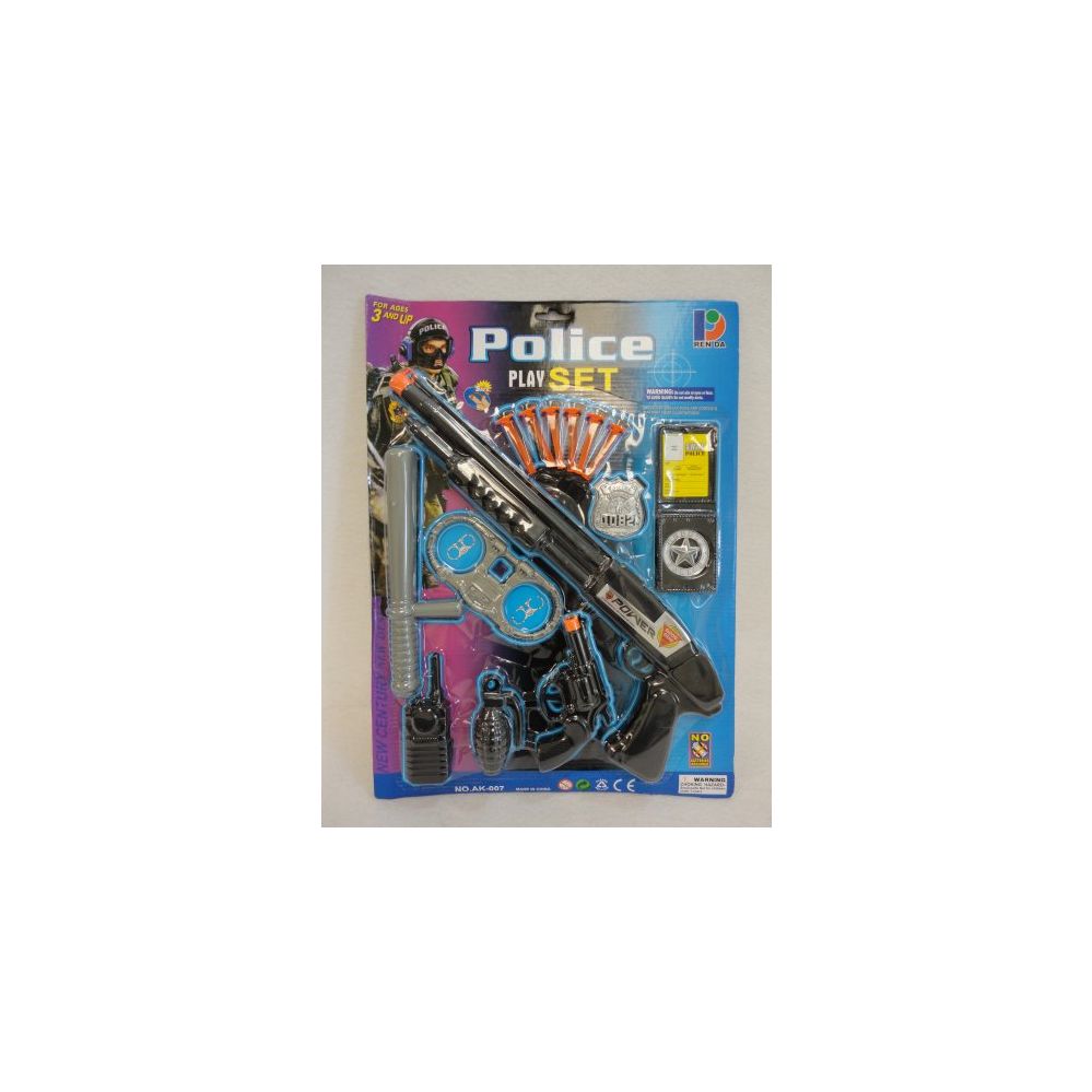 24 Pieces of Police Play Set