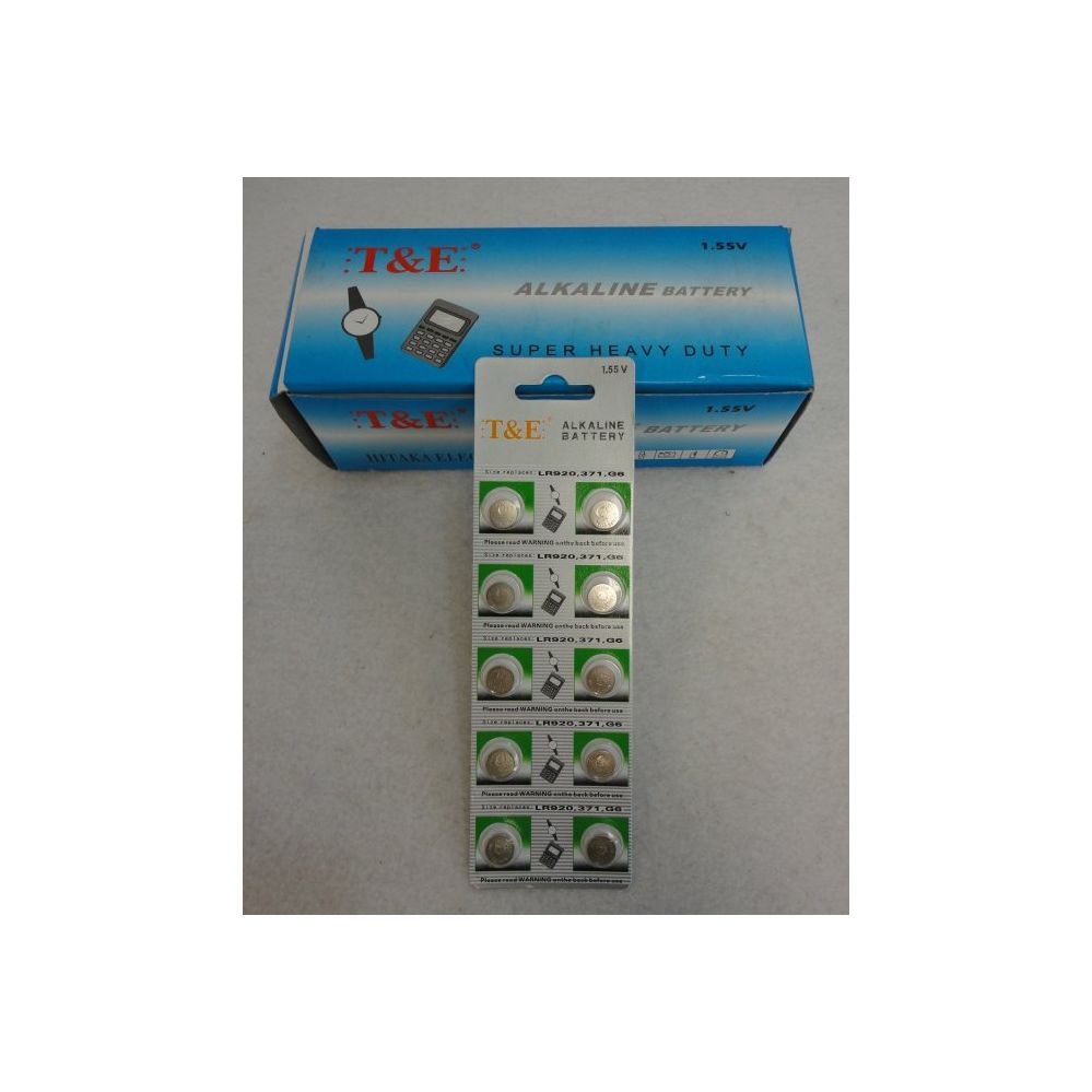 100 Pieces of 10pk Ag6 Batteries
