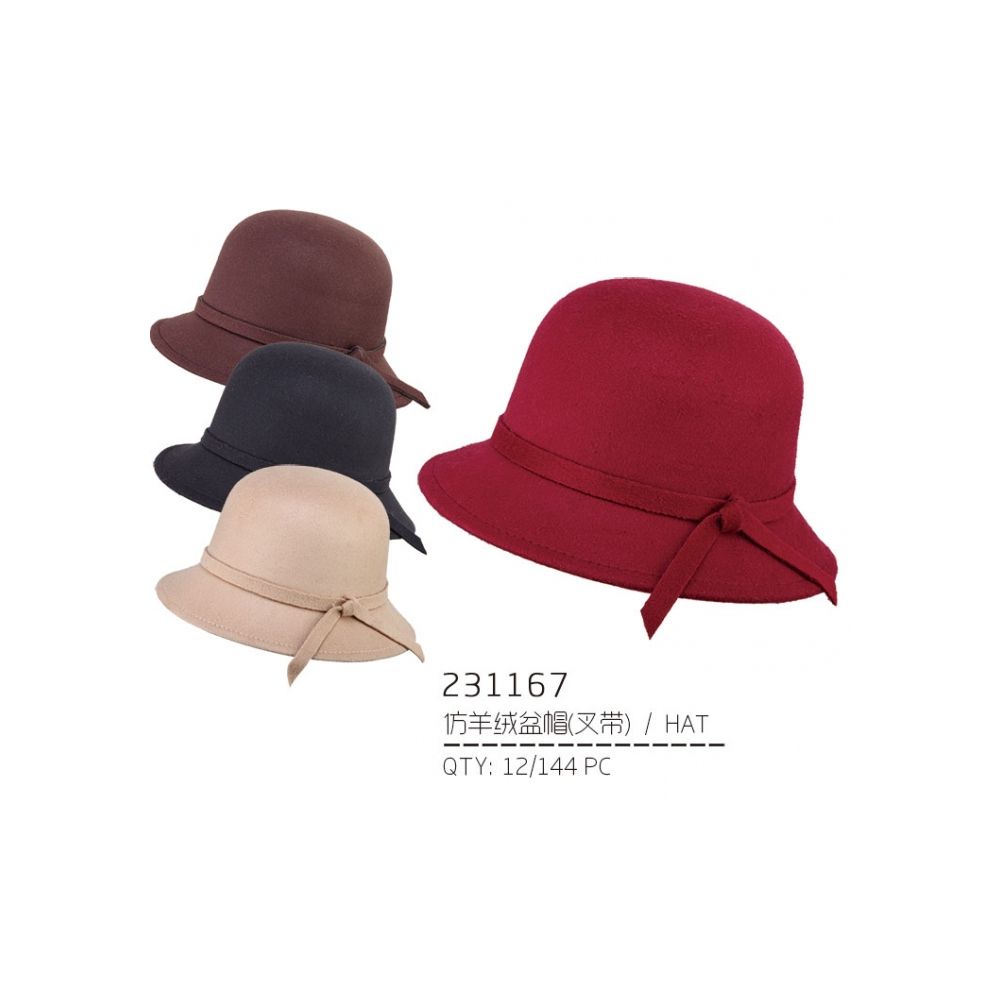 36 Pieces Ladies Assorted Color Hat - Bucket Hats