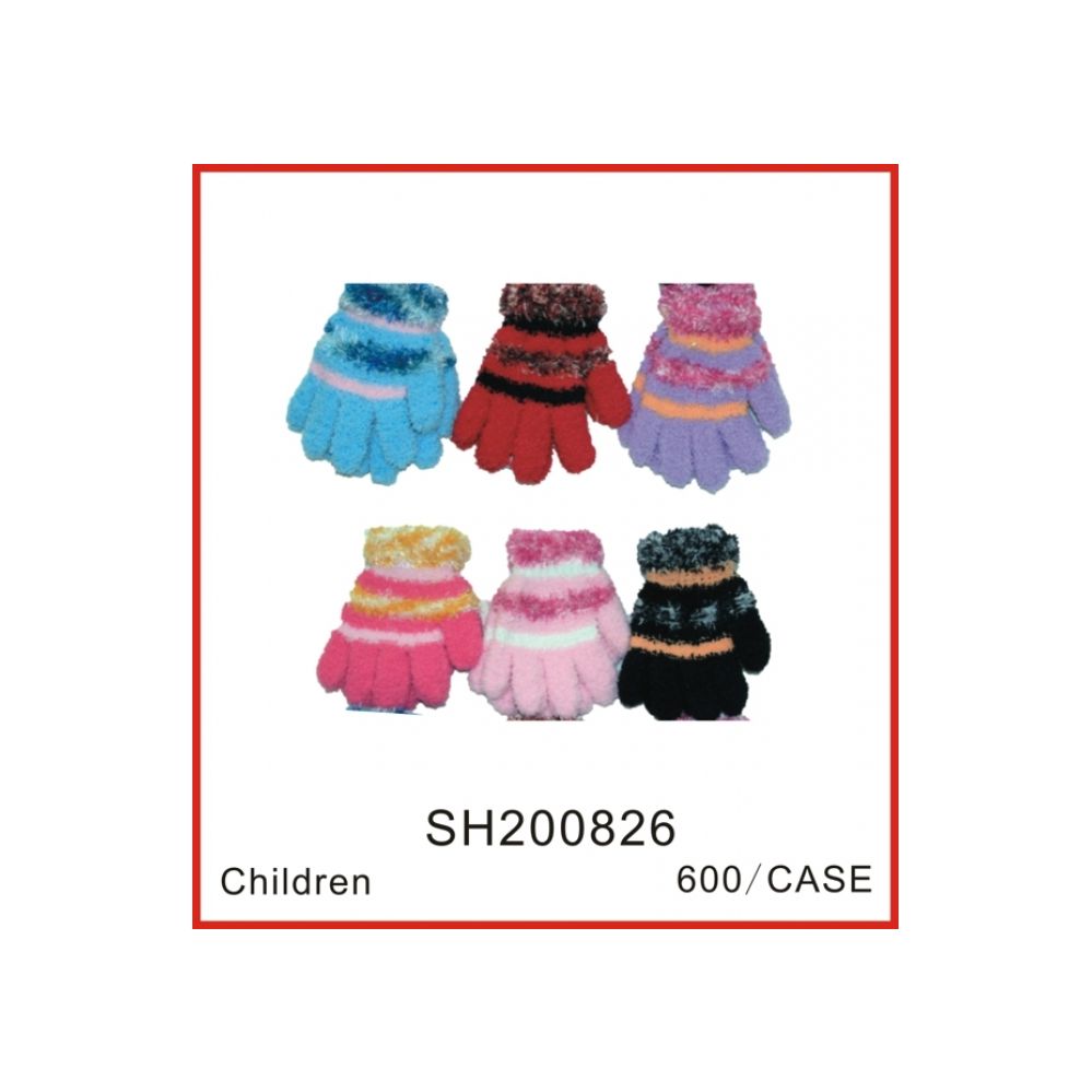 144 Wholesale Assorted Color Mittens