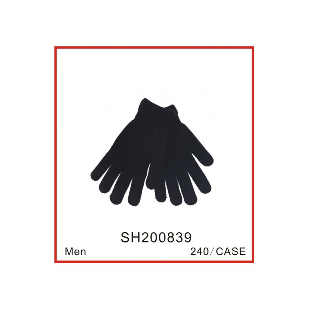 96 Wholesale Men's Winter Gloves