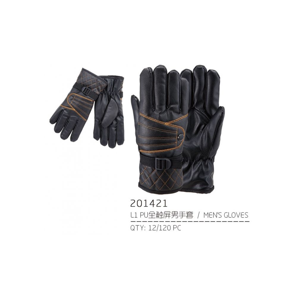 72 Bulk Men's Winter Gloves at