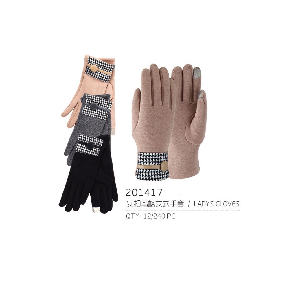 48 Pairs of Lady's Winter Touch Glove With Button