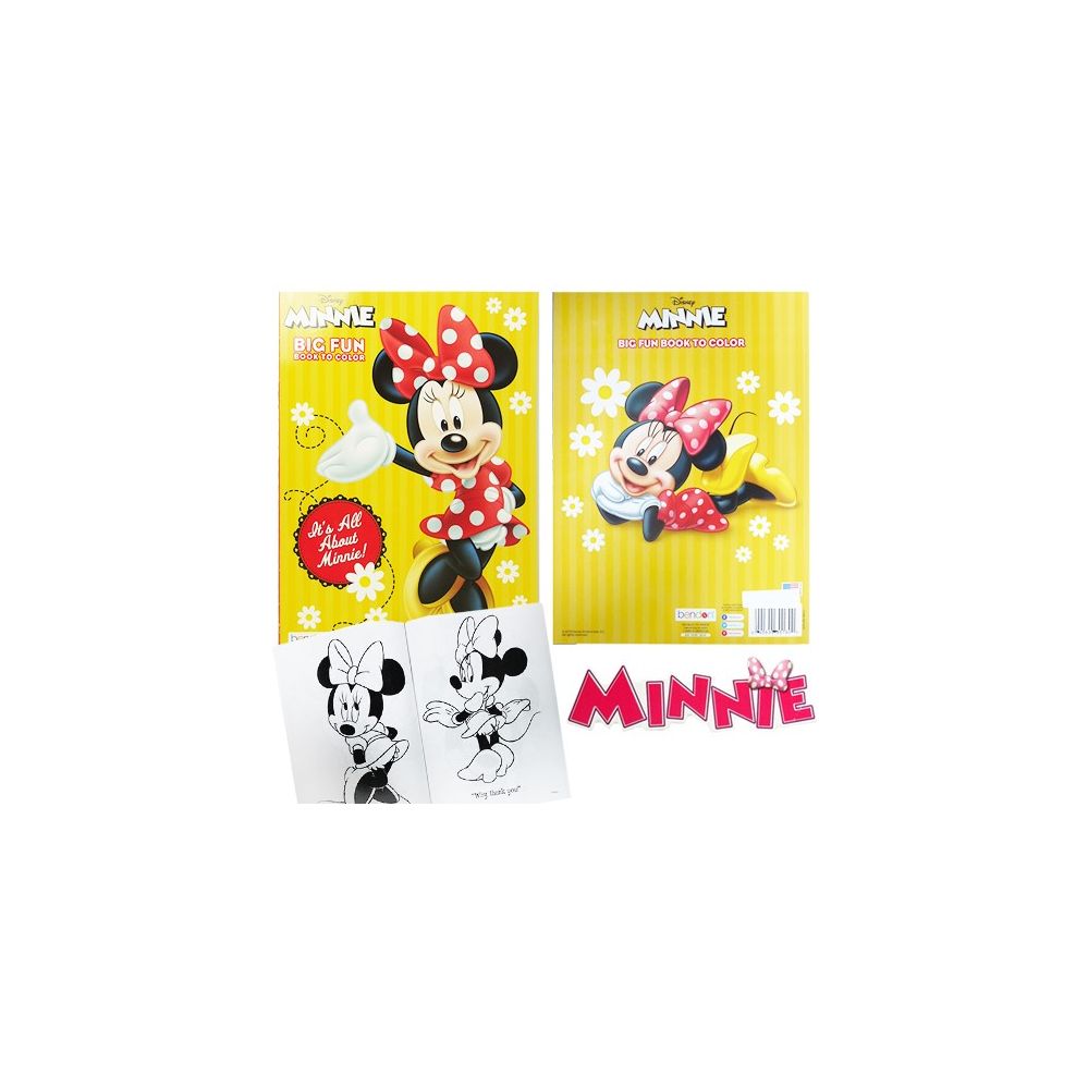72 Wholesale Disney'sminnie Mouse Jumbo Coloring Books