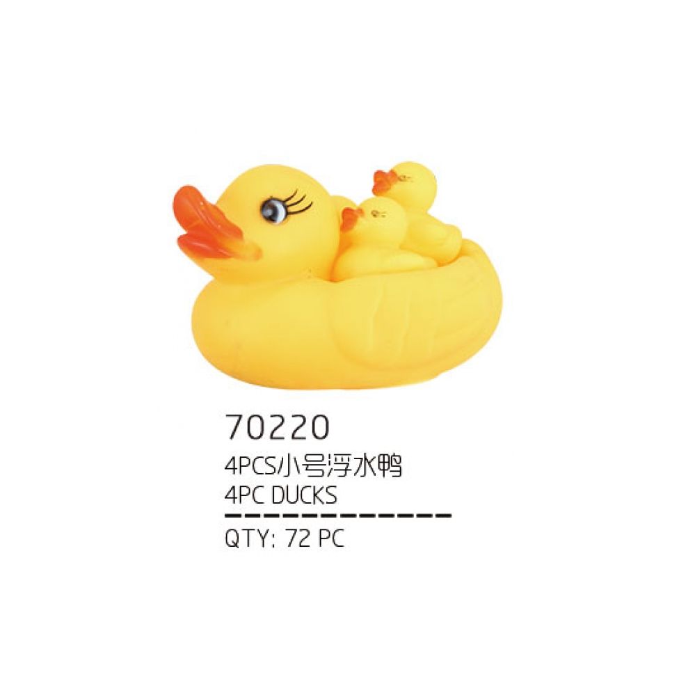 72 Pieces of Rubber Duck 4 Piece