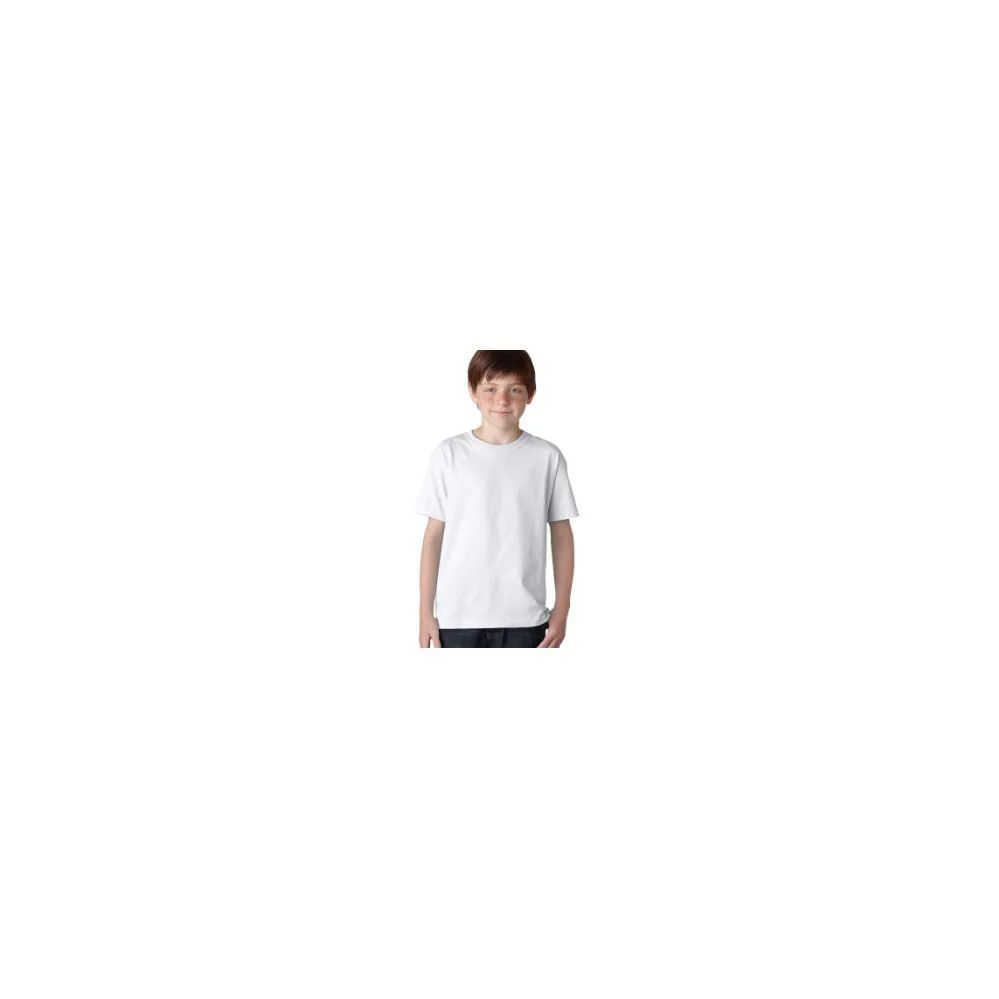 60 Pieces of White Poly Cotton Youth Jerzees T Shirt