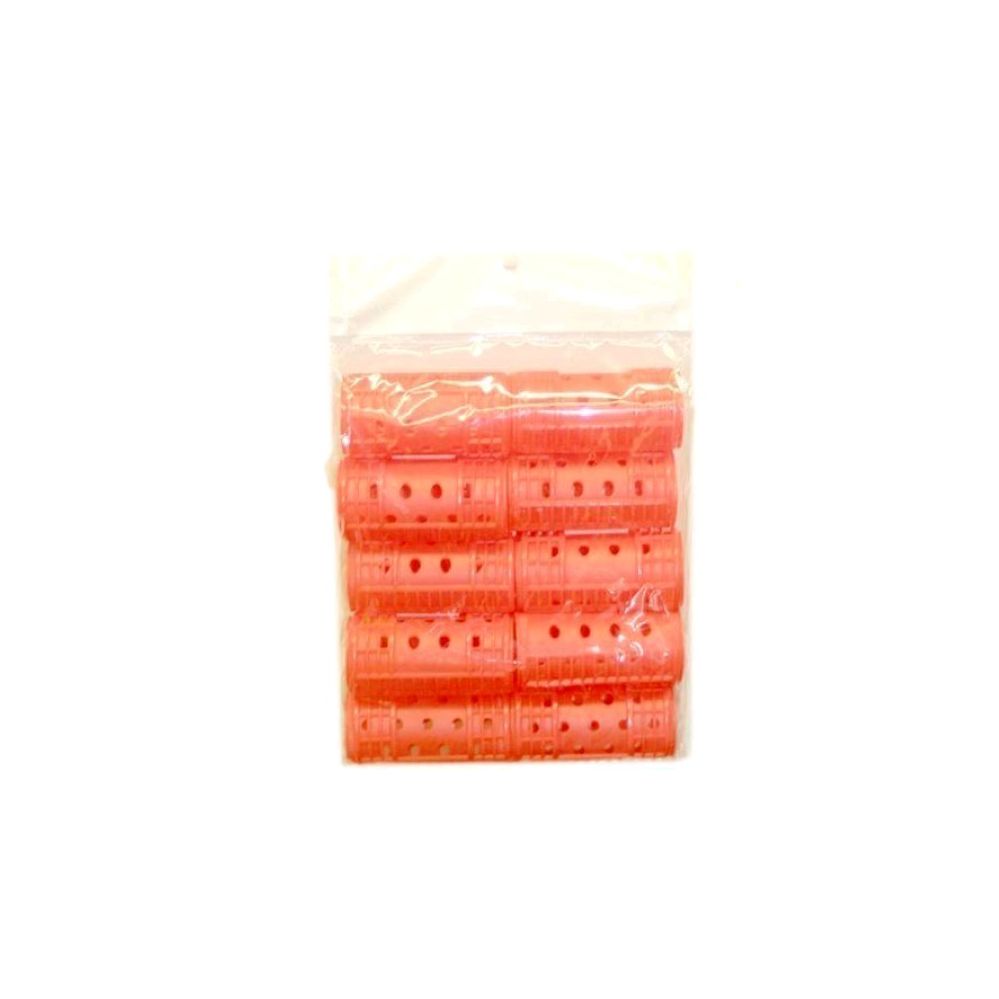 240 Pieces of 10pc Plastic Hair Roller 3.2x6.5cm