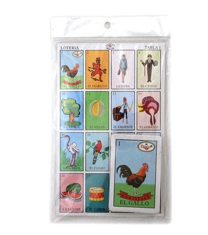 48 Pieces of Lotteria Mexican Game