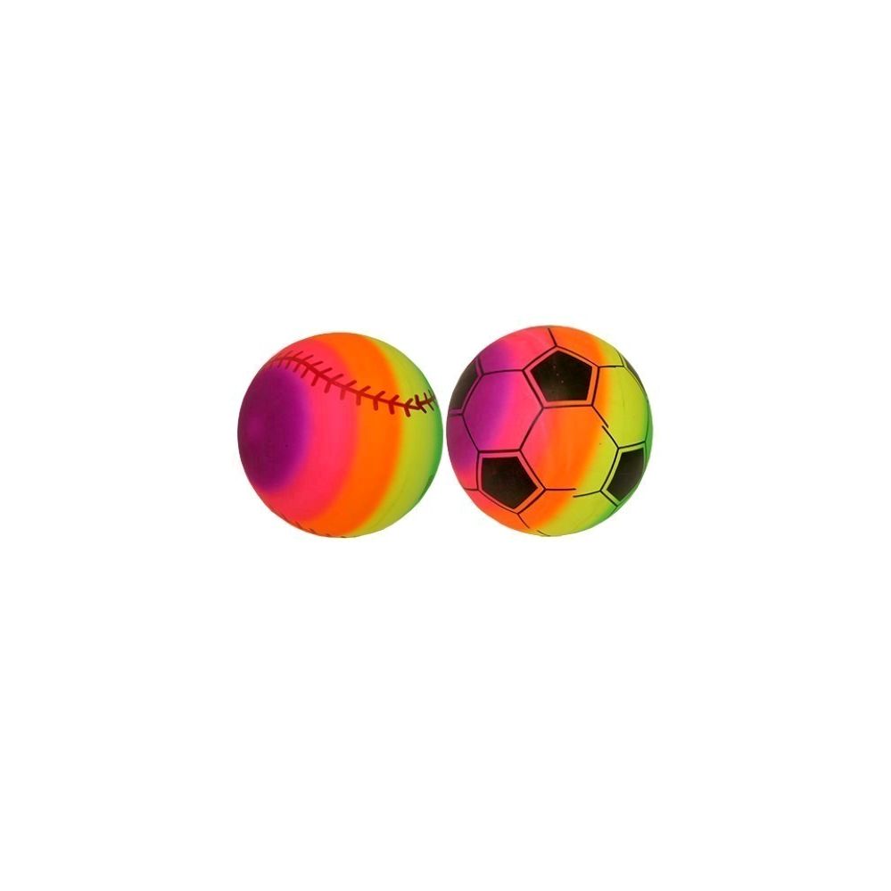 300 Pieces of 9 Inch Rainbow Pvc Sport Ball