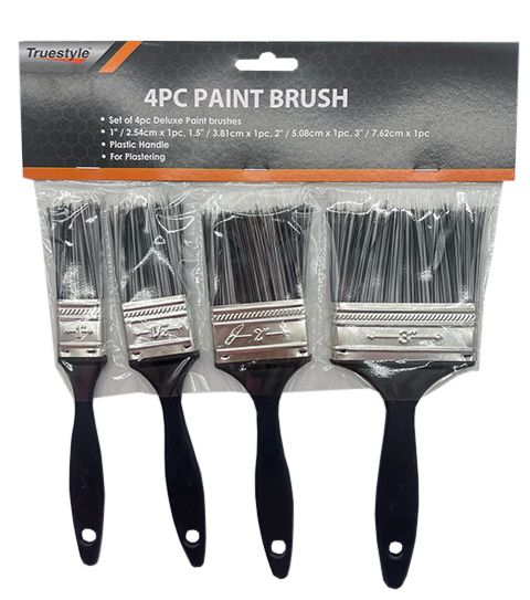 24 Pieces of 4 Piece Paint Brush 1 1.5 2 3 Inch