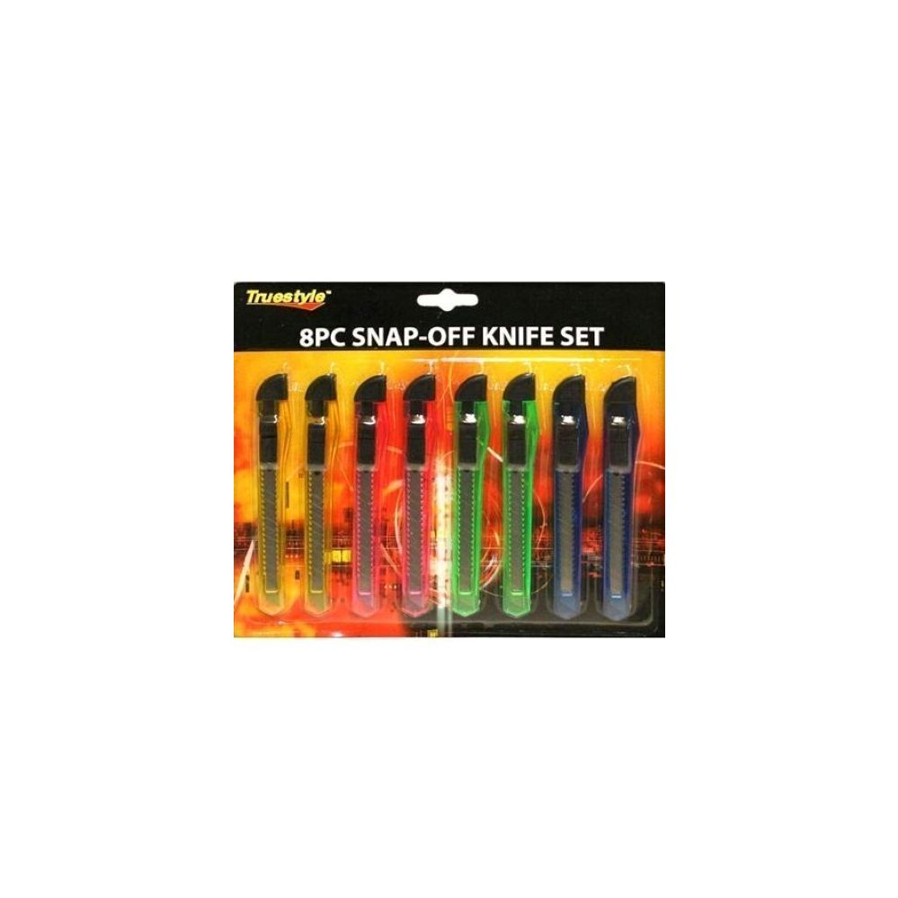 96 Pieces of 8pc SnaP-Off Knife Set