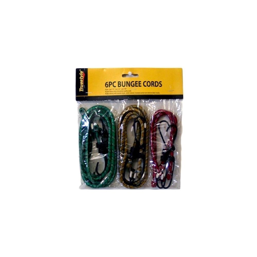 96 Wholesale 6pc Bungee Cords at