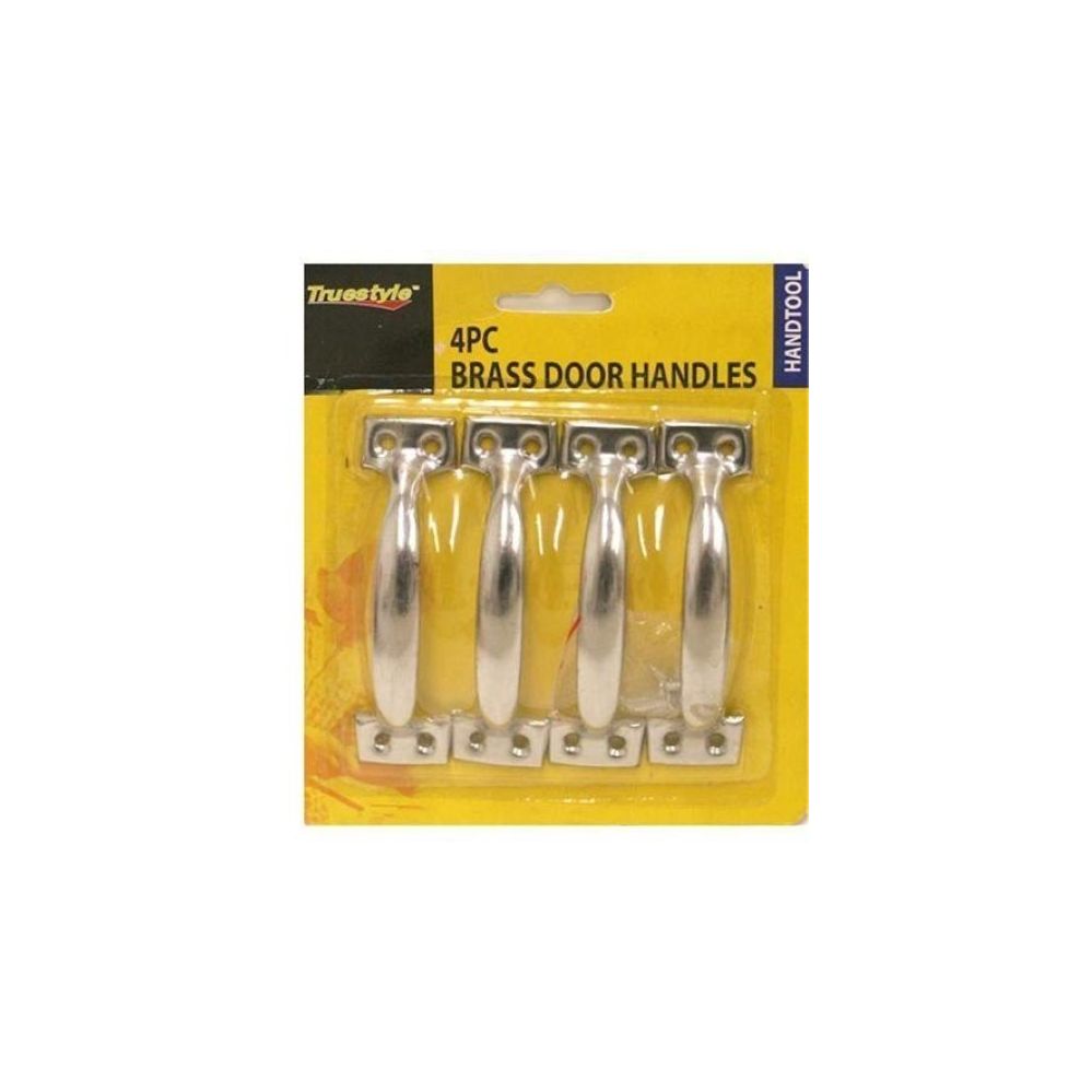 96 pieces of 4pc Door Handles Brass And Chrome