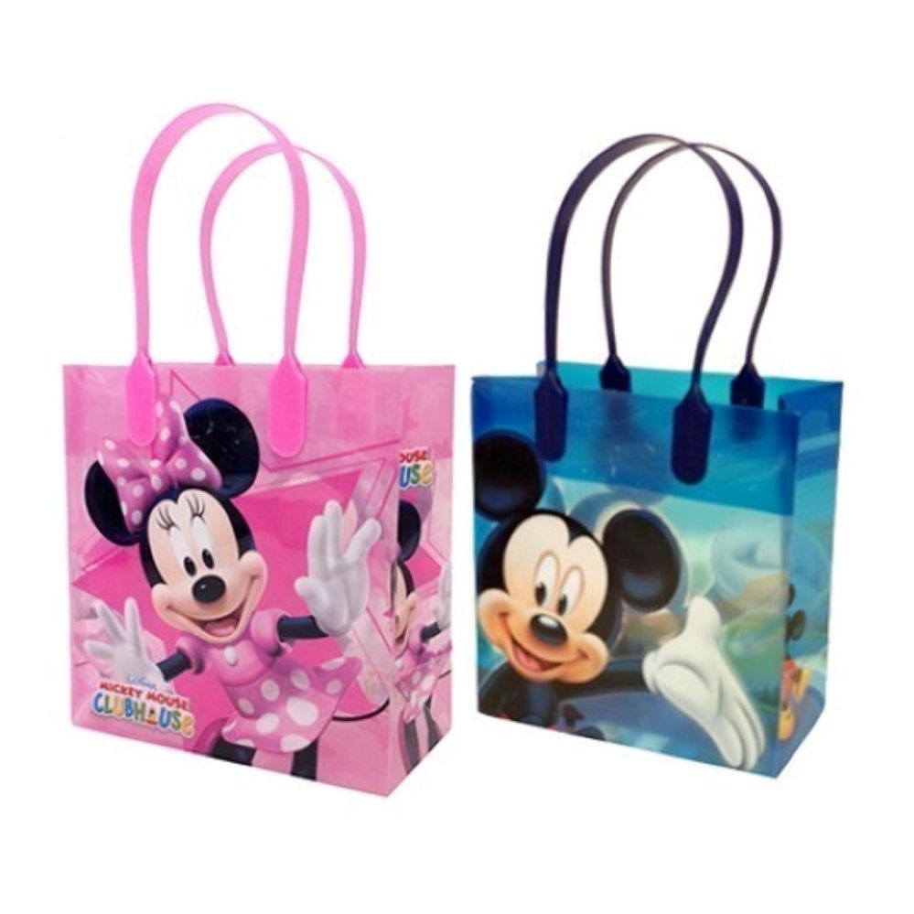 144 Wholesale Small Mickey And Minnie Plastic Gift Bag