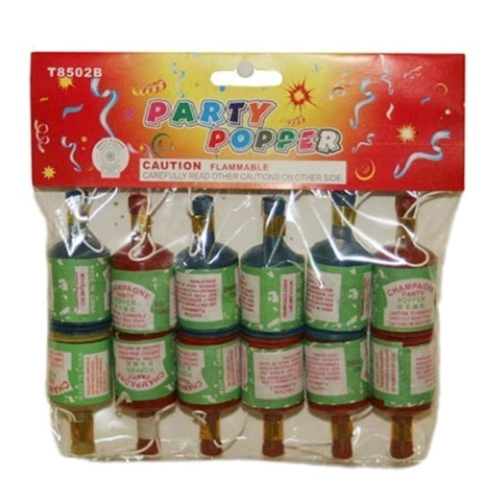 120 Pieces of 12pc Party Poppers