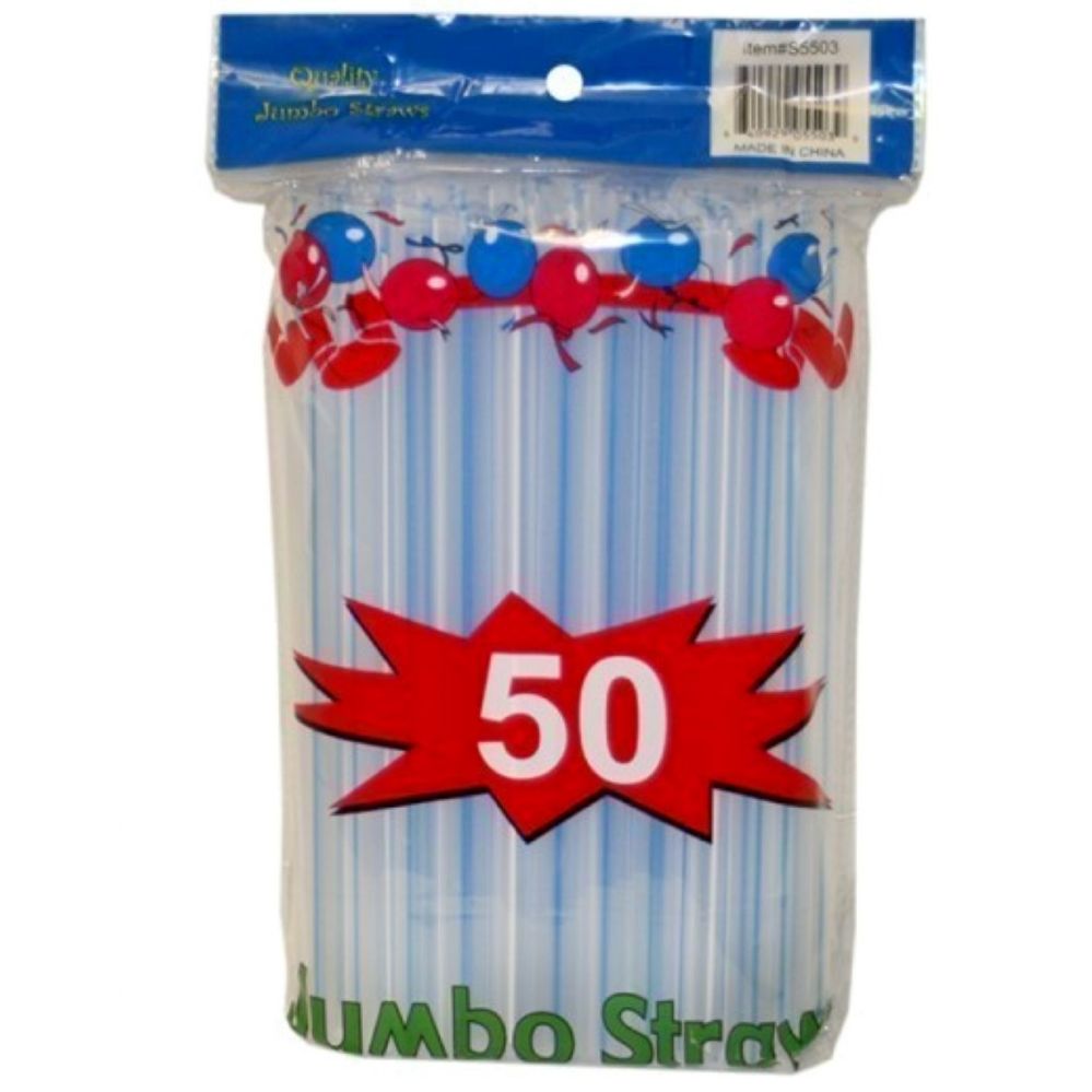 96 pieces of 50pc Jumbo Straw