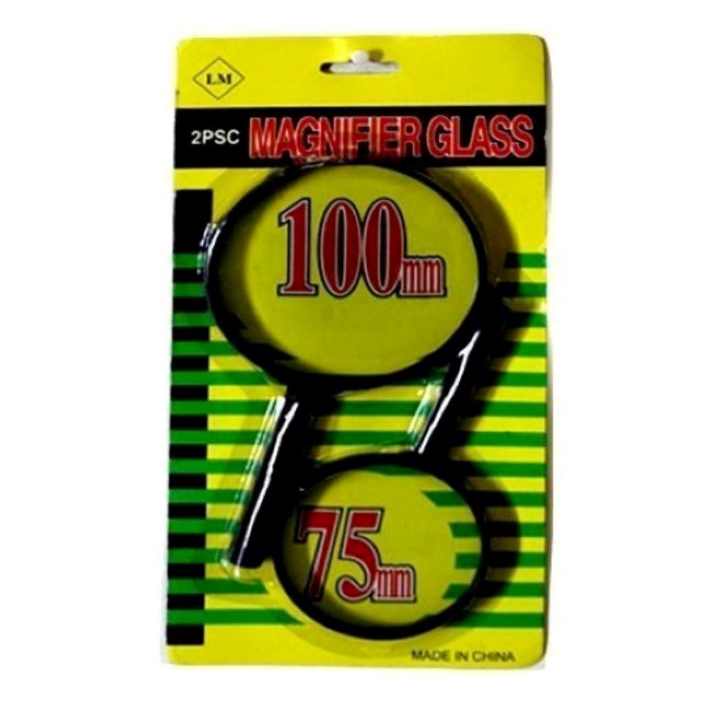 120 Pieces of 2pc Magnifying Glass 100mm And 75mm