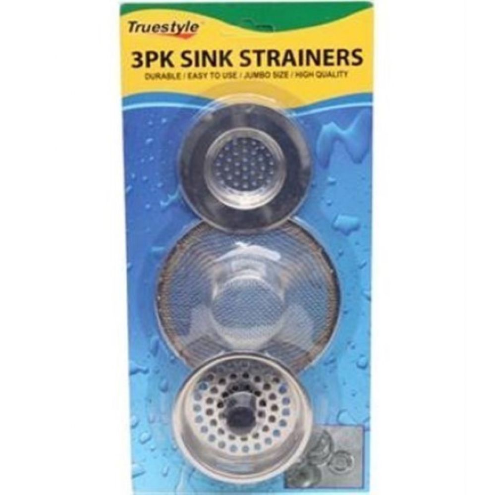 96 Pieces of 3 Piece Sink Strainers