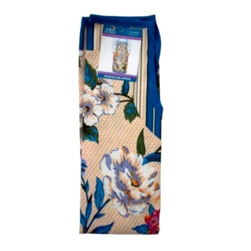 72 Pieces of Teal Flower Style Apron 22x32in