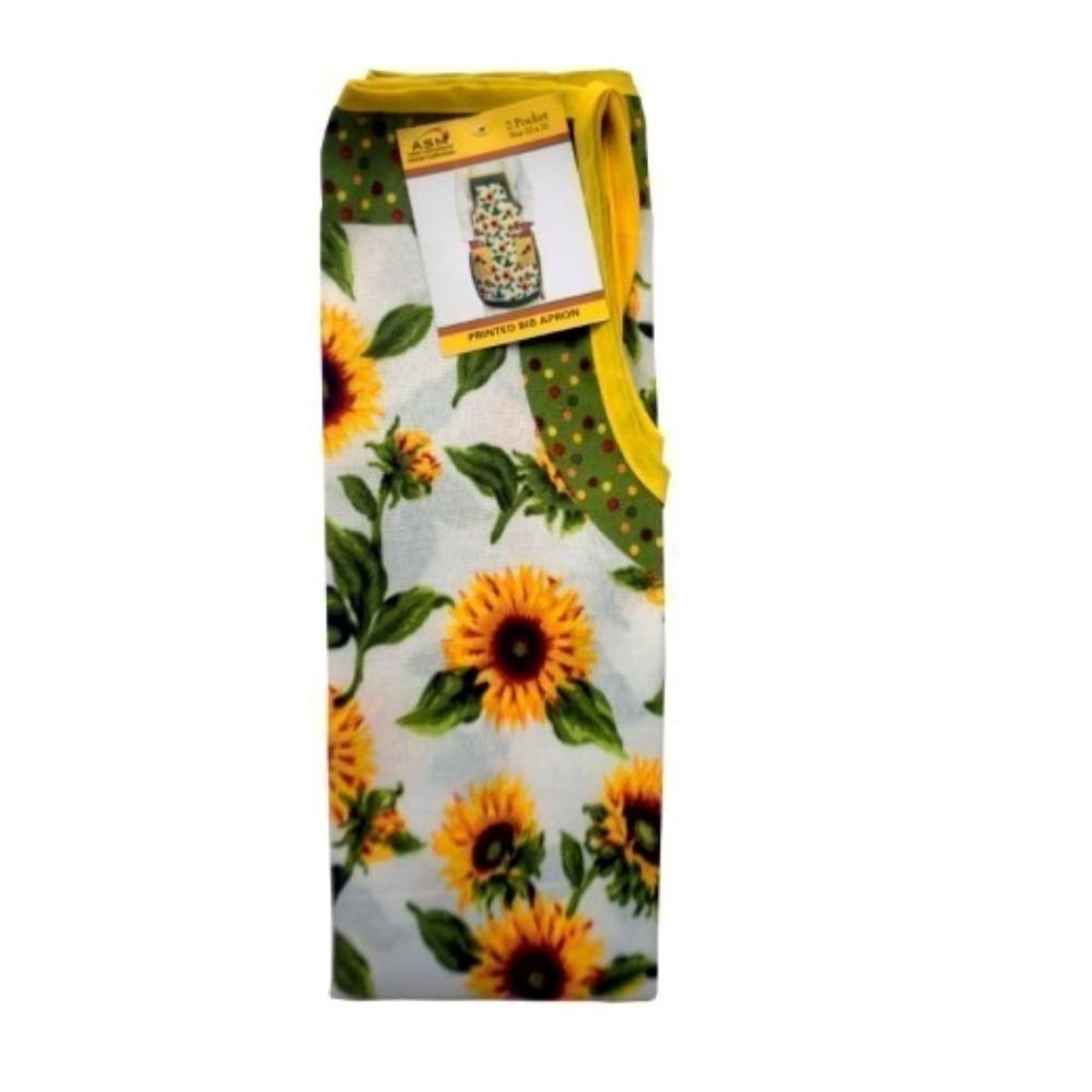 72 Pieces of Sun Flower Style Apron 22x32in