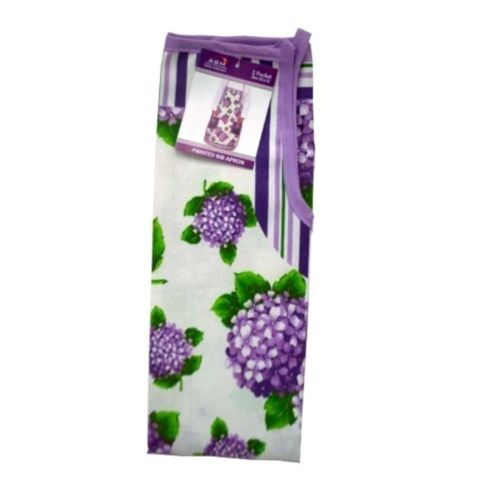 72 Pieces of Purple Flowers Style Apron 22x32in