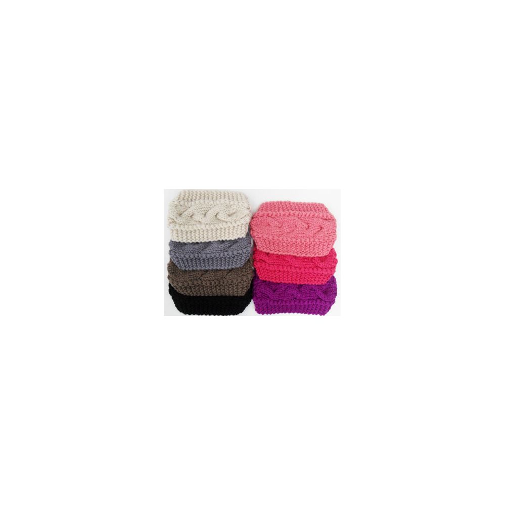 72 Bulk Knit Head Band Assorted Colors
