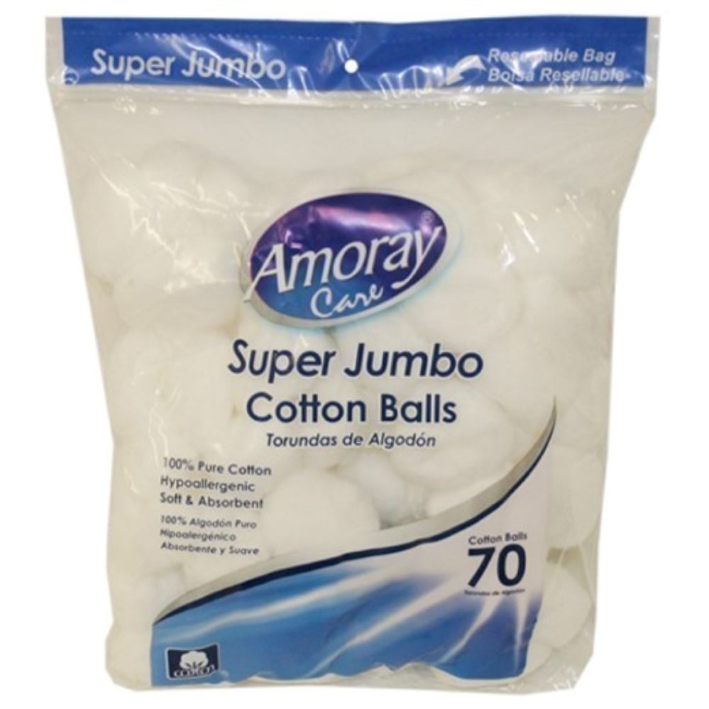 96 Pieces of 70pc Cotton Ball Super Jumbo