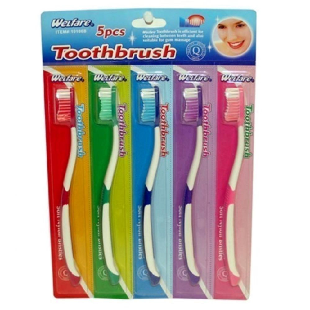 144 pieces of 5pc Toothbrush