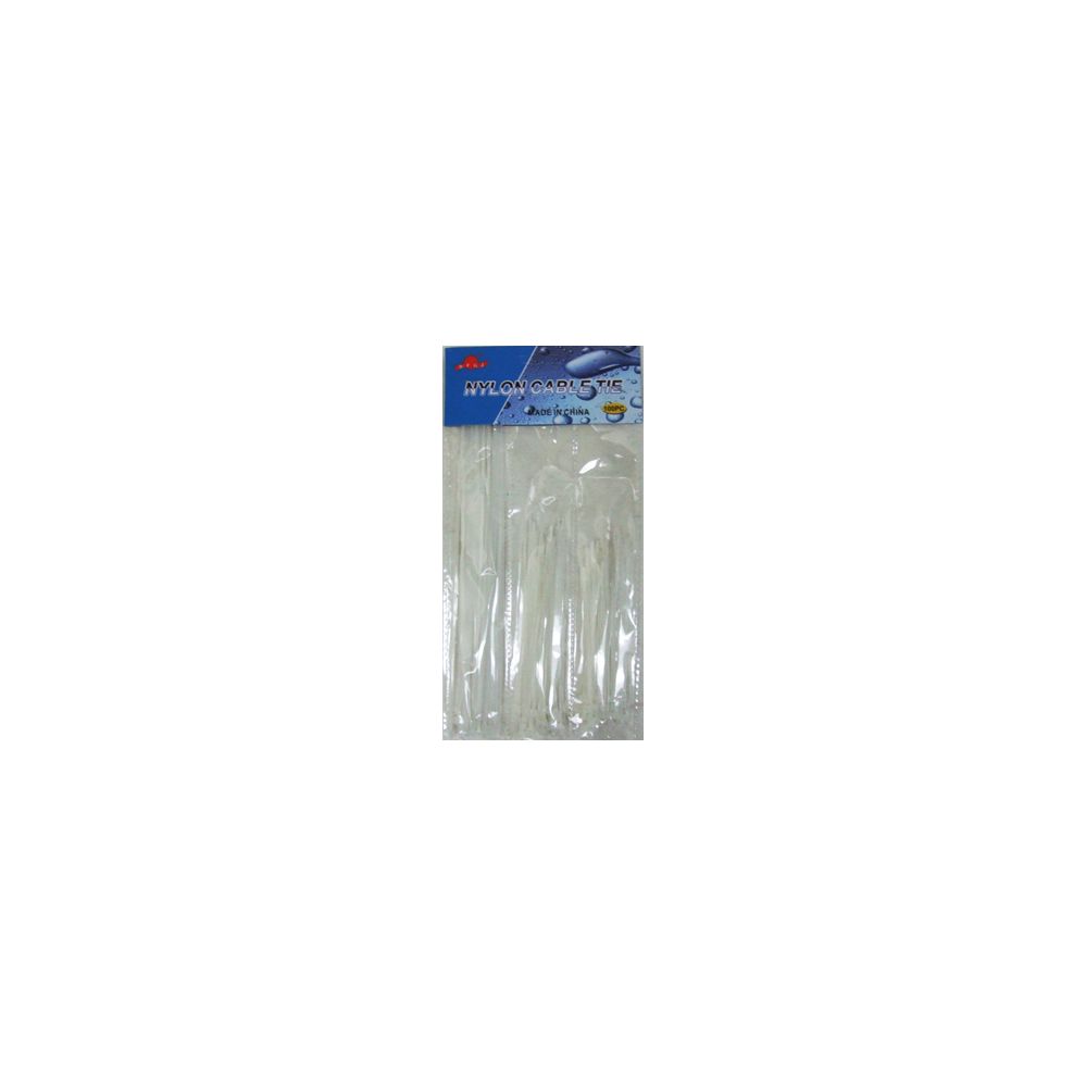 72 Pieces of 100pc Nylon Ties Assorted Sizes