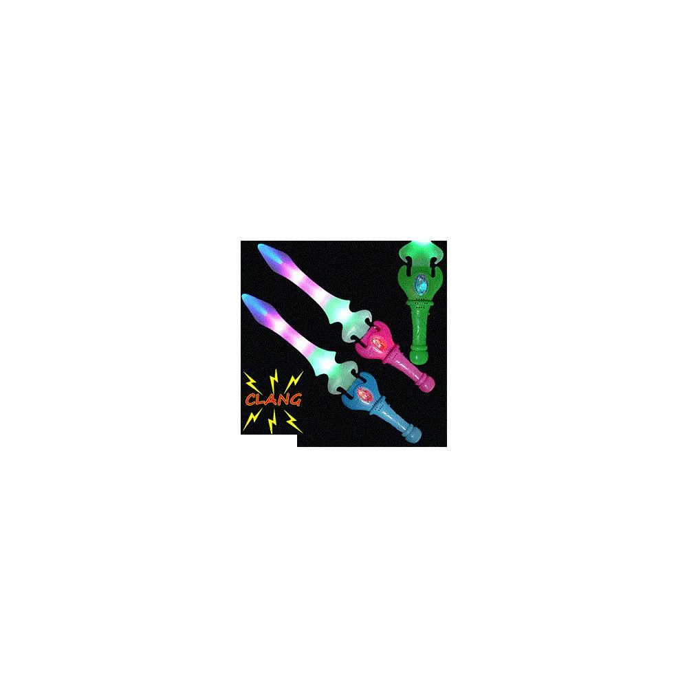 96 Pieces of Light Up Rainbow Swords W/sound.