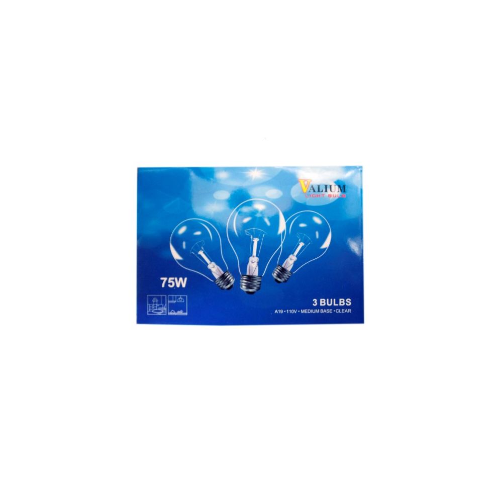 80 Pieces of 3pk 75w Clear Light Bulbs