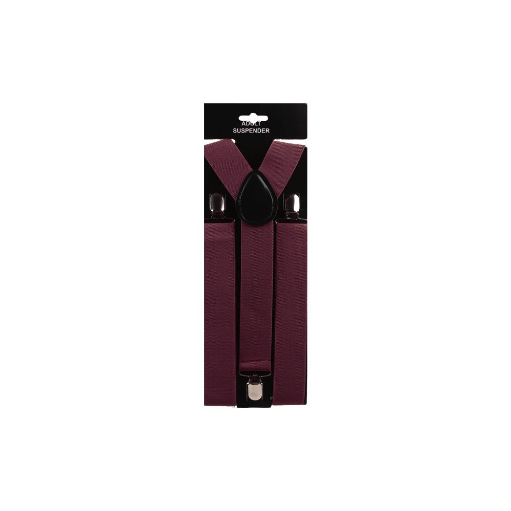 60 Pieces of Maroon Suspender