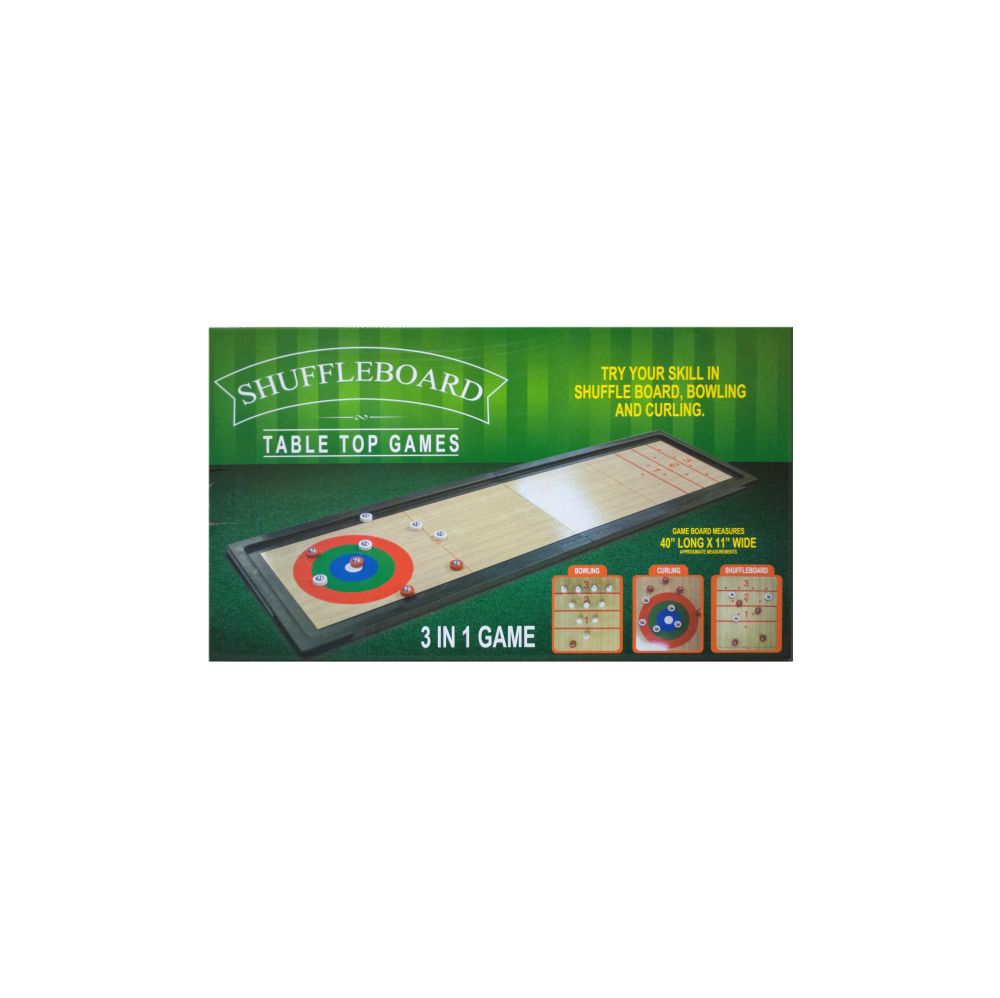 3 Pieces of 3 In 1 Shuffleboard Tabletop Game