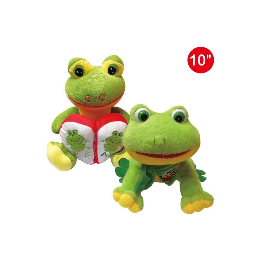 24 Pieces of Ten Inch Frog Mixed Designs