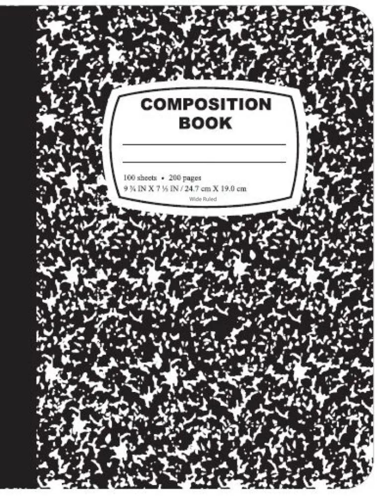 48 Pieces of Composition Book 100 Sheet
