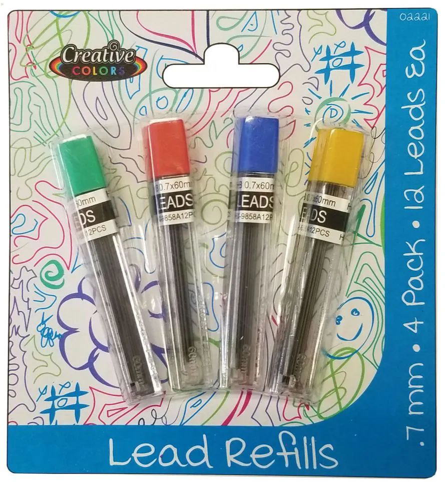 48 Wholesale Lead Refills 4 ct