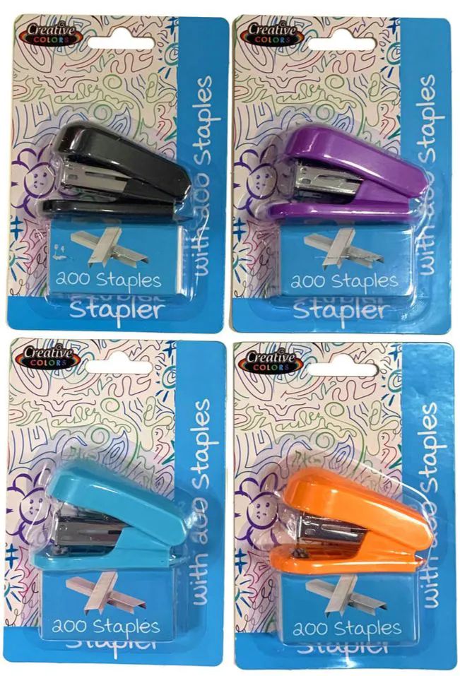 48 Pieces of Mini Stapler With 200 Staples