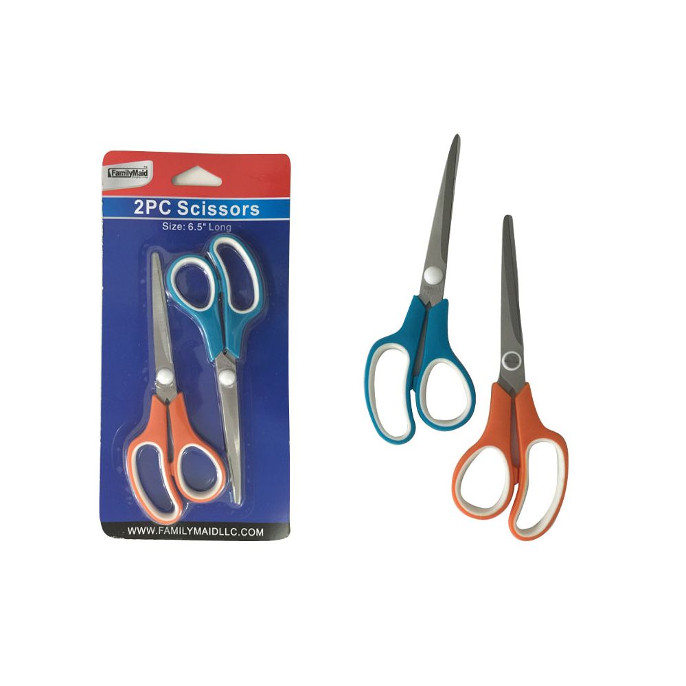 84 Wholesale Scissors 2 Pc. 6.5" Long