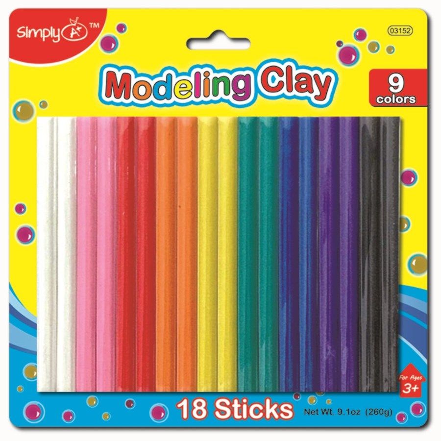 96 Pieces of Nine Color Modeling Clay