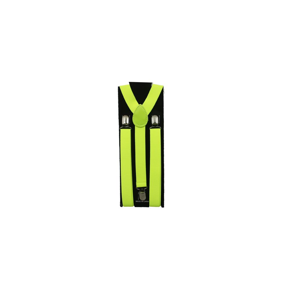 48 Pieces of Adult Suspender In Lime Green