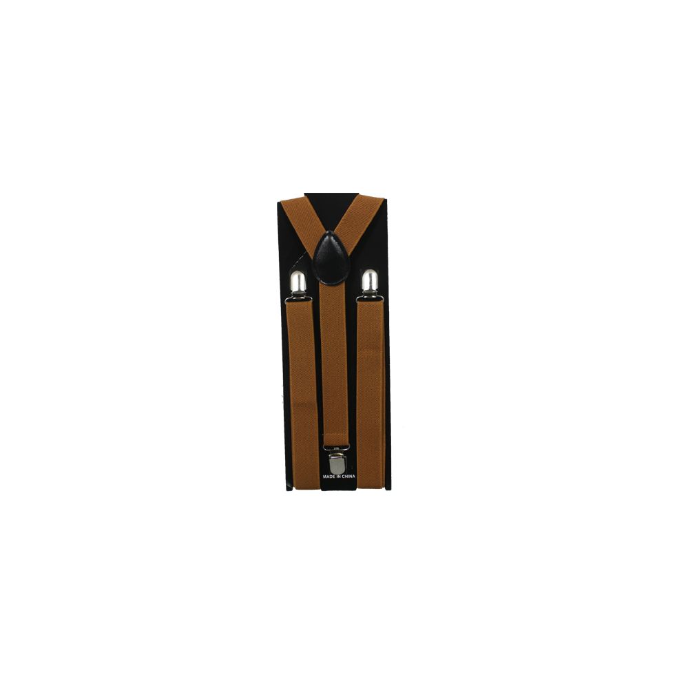 48 Pieces of Adult Light Brown Suspender