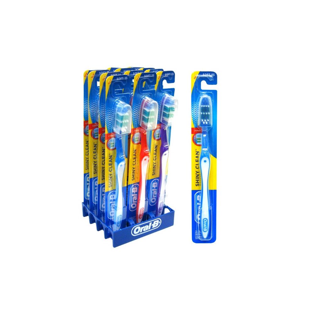 96 Wholesale OraL-B Shine Clean Toothbrush