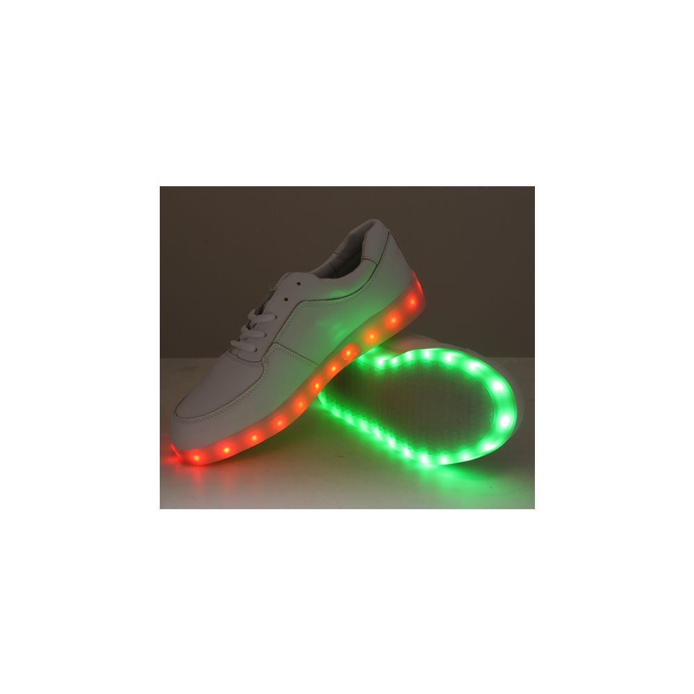 6 Pairs Led Shoes Adult Mix Size In Grey - LED Party Supplies