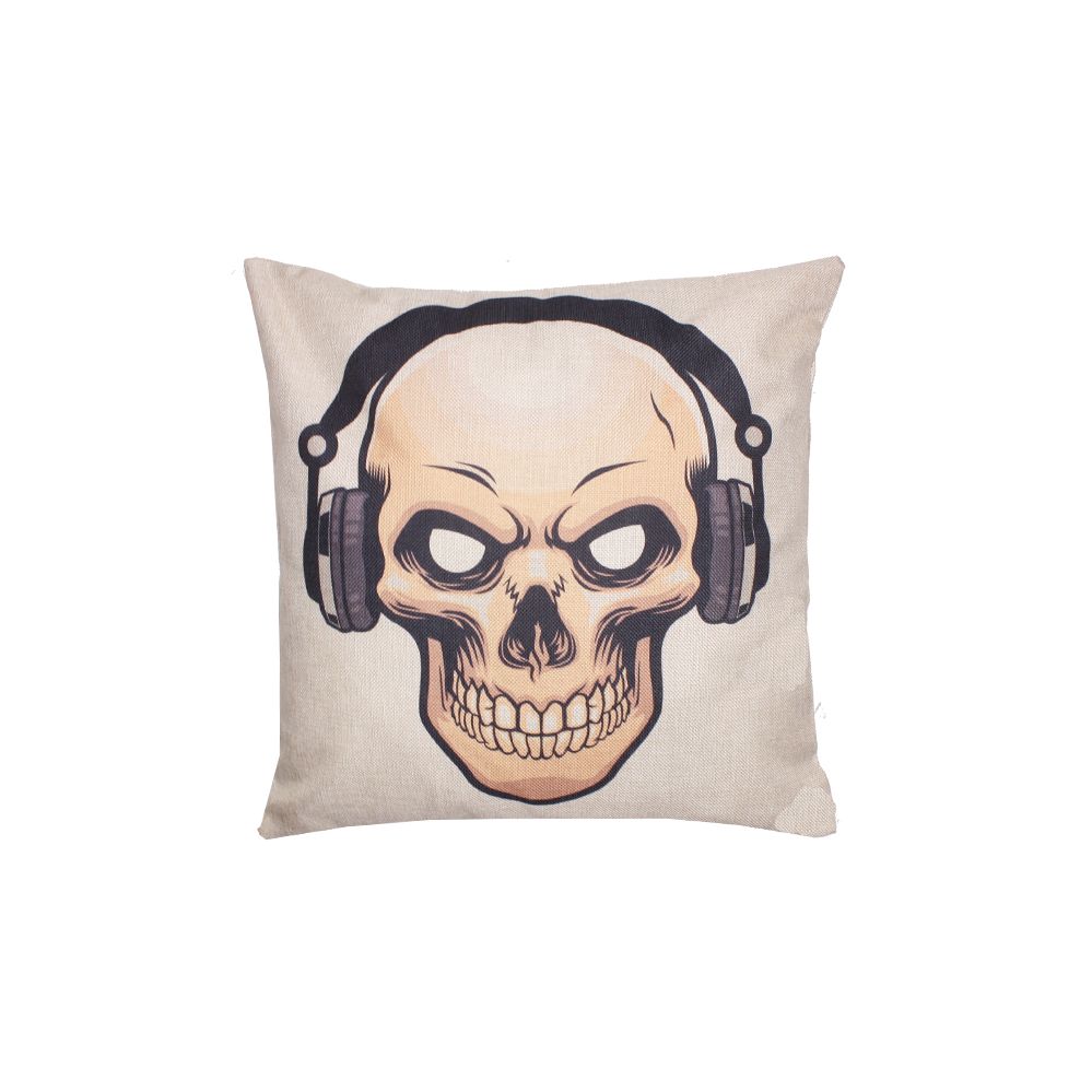 36 Pieces of Pillow With Skeleton And Headphones