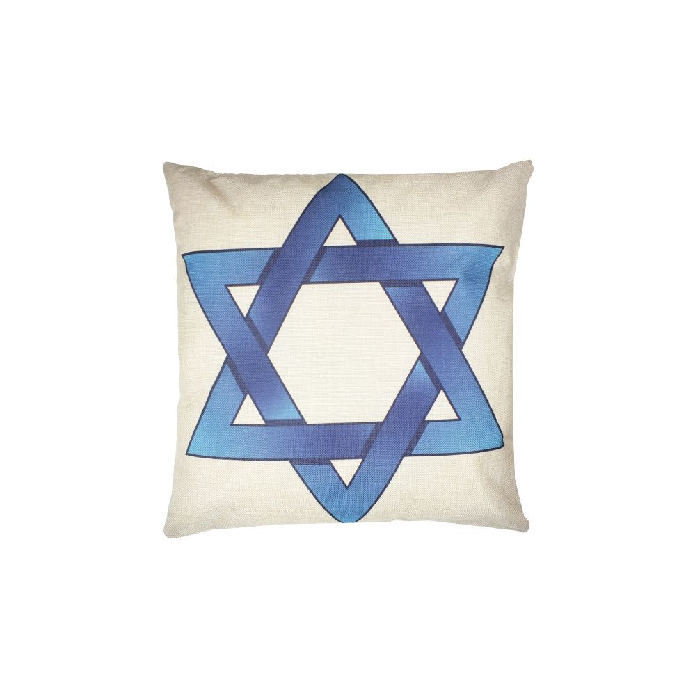 36 Pieces of White Pillow With Blue Star