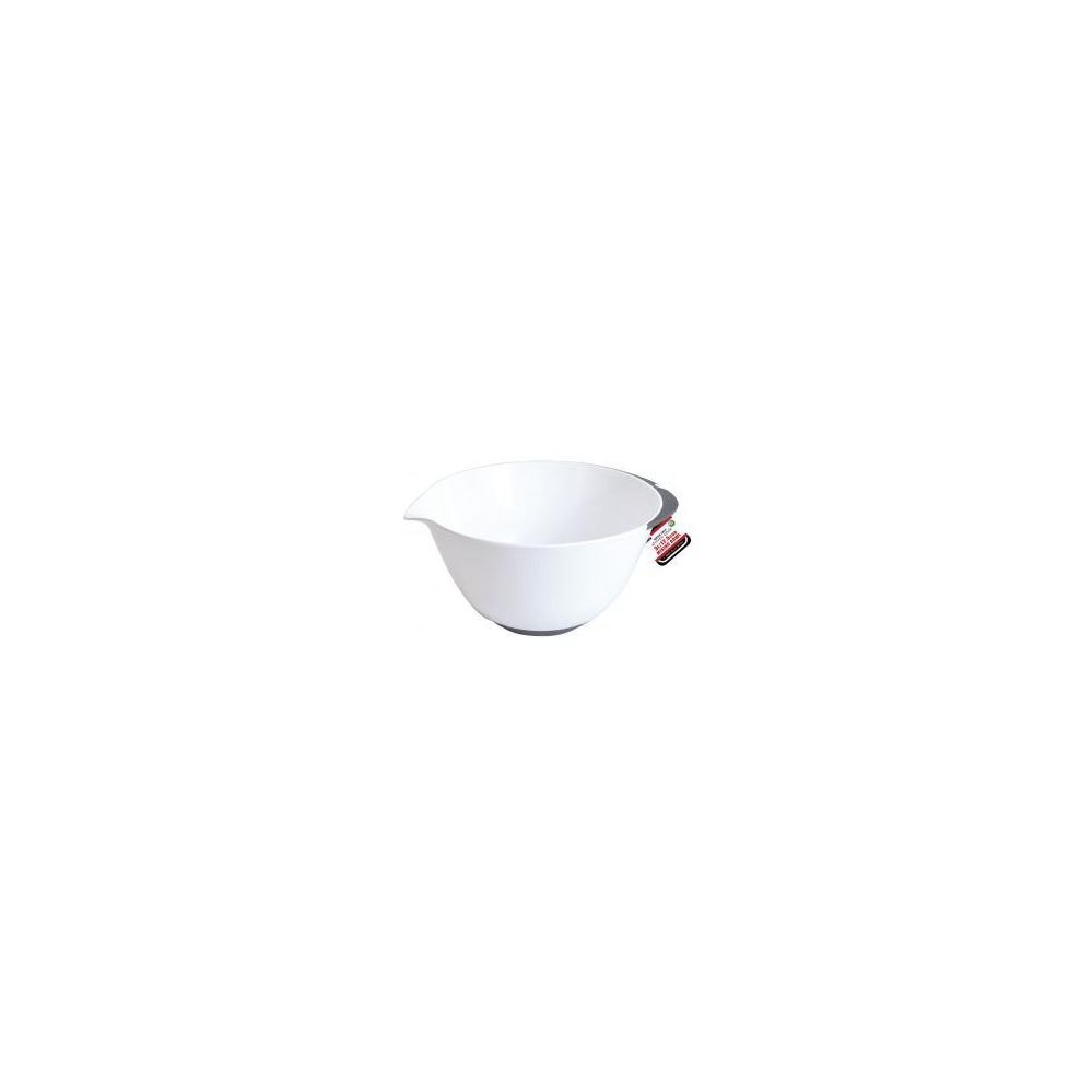 12 Wholesale Plastic Mixing Bowl With Rubber Grip Handle And Non Slip Base